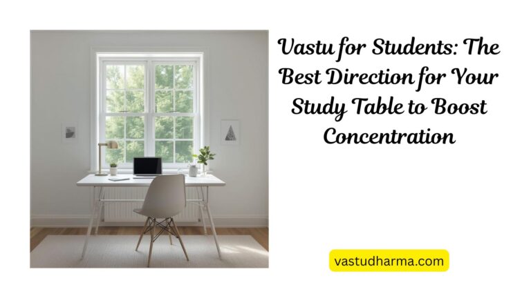Vastu for Students: The Best Direction for Your Study Table to Boost Concentration
