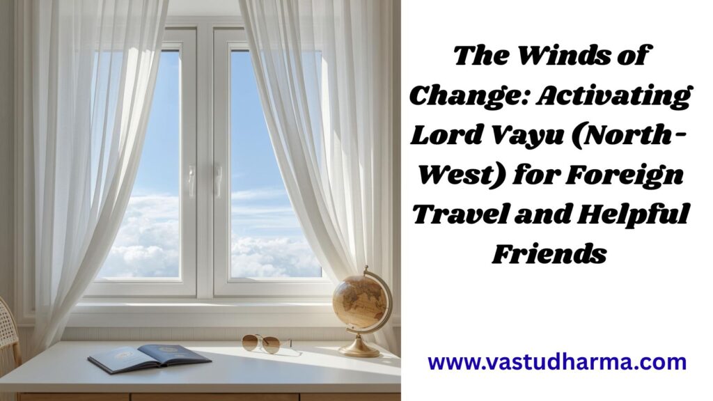 The Winds of Change: Activating Lord Vayu (North-West) for Foreign Travel and Helpful Friends