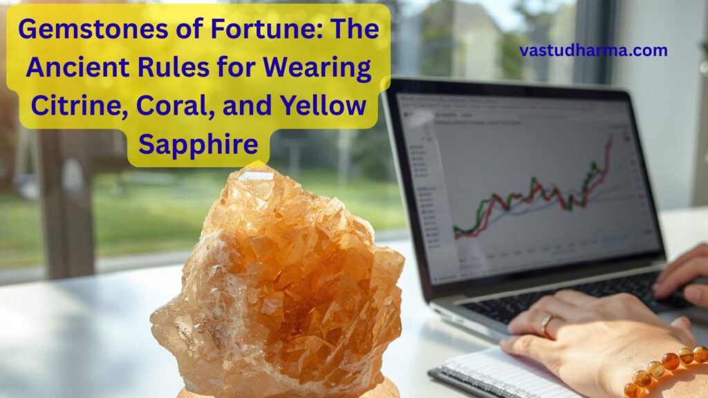 Gemstones of Fortune: The Ancient Rules for Wearing Citrine, Coral, and Yellow Sapphire