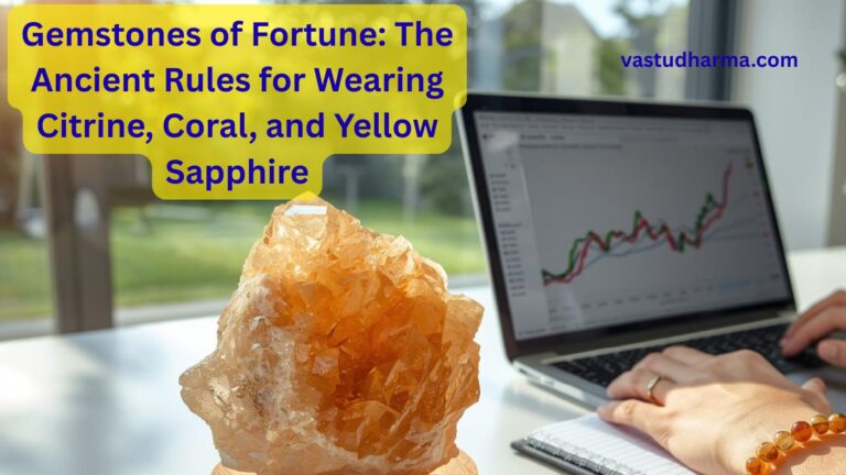 Gemstones of Fortune: The Ancient Rules for Wearing Citrine, Coral, and Yellow Sapphire