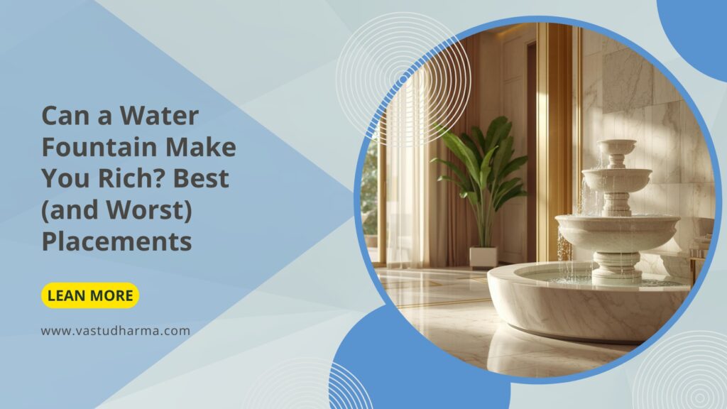 Can a Water Fountain Make You Rich? Best (and Worst) Placements