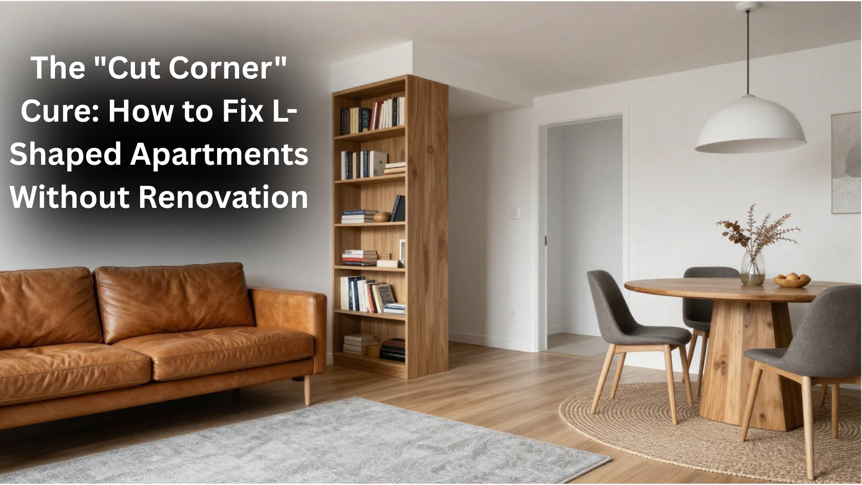 The "Cut Corner" Cure: How to Fix L-Shaped Apartments Without Renovation