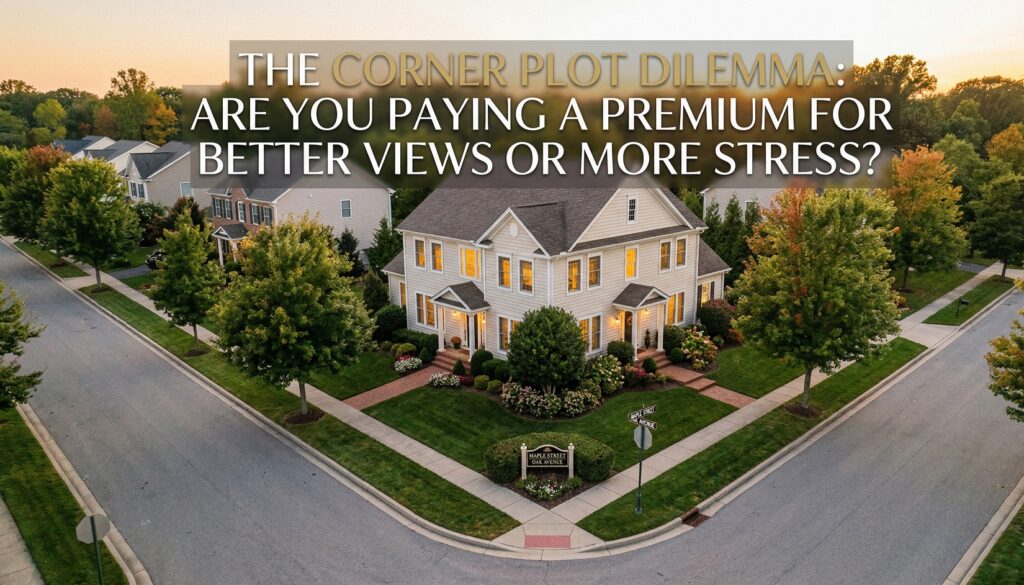The Corner Plot Dilemma: Are You Paying a Premium for Better Views or More Stress? 2 The Corner Plot Dilemma: Are You Paying a Premium for Better Views or More Stress?