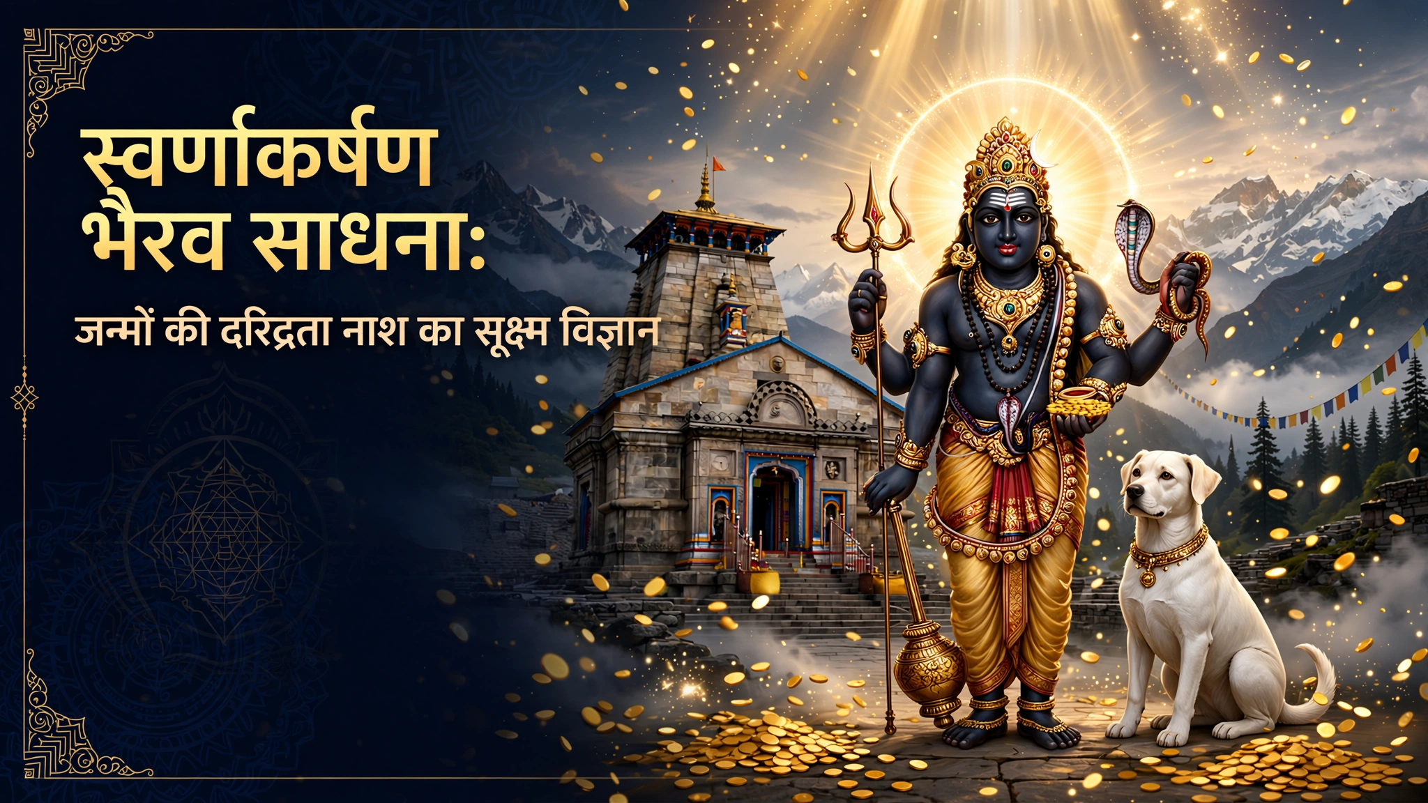 स्वर्णाकर्षण भैरव साधना: जन्मों की दरिद्रता नाश का सूक्ष्म विज्ञान - विधि, मंत्र और लाभ
