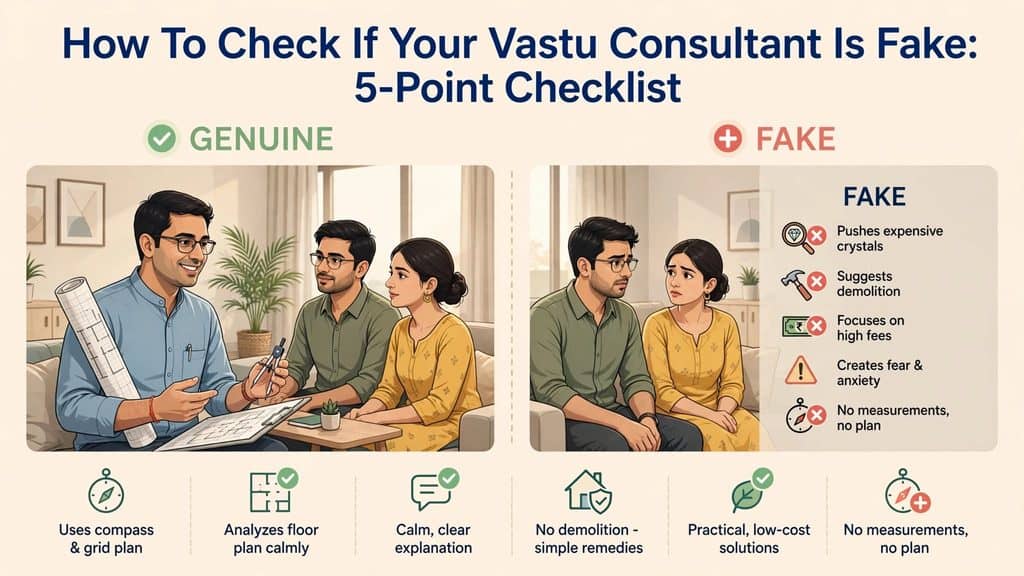 How To Check If Your Vastu Consultant Is Fake: 5-Point Checklist 2 How To Check If Your Vastu Consultant Is Fake: 5-Point Checklist