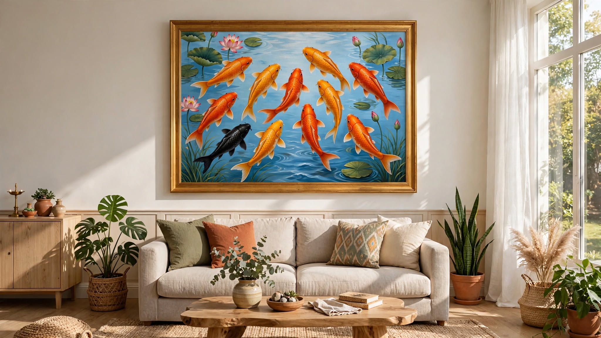 Koi Fish Painting Vastu: Direction, Benefits & Placement Guide