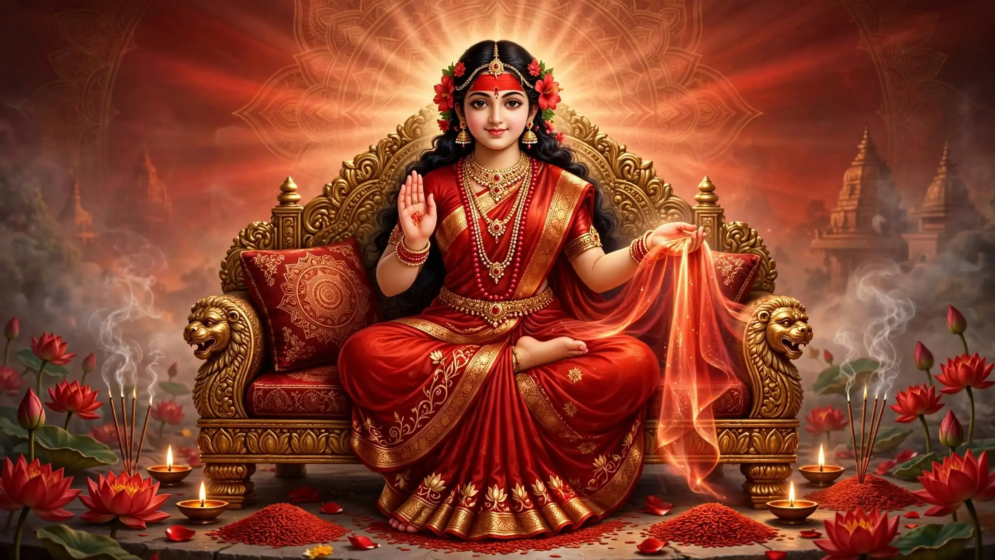 Wish-Fulfilling Bhagavati Parvati Sadhana: The Vastu Secret of Rakta Peetha for Ichha Purti