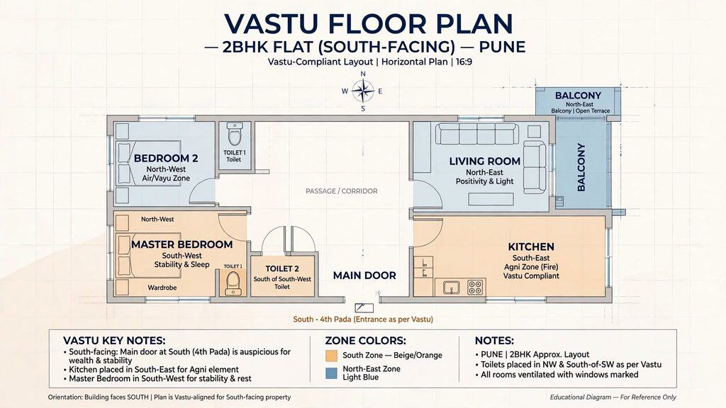 South Facing House Vastu: Is It Good or Bad? 9 Myths, Effects & Remedies [2026 Guide]