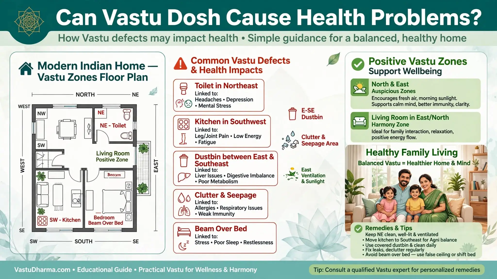 Can Vastu Dosh Cause Health Problems? The Real Reasons & Simple Fixes
